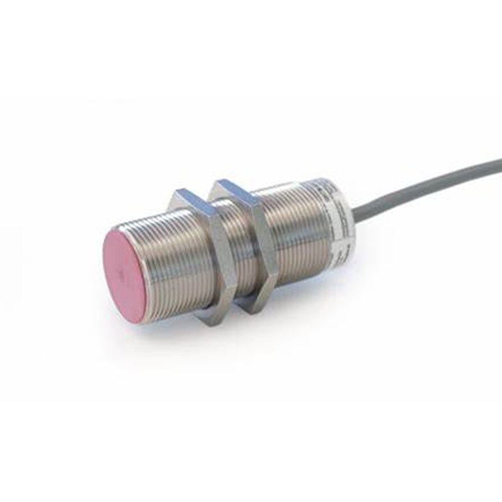 Inductive Proximity Sensor, 30mm Diameter, 150C Operating Temp; Sensing Distance 15mm; 4M Teflon Cable, LED Indicator, Standard Housing, Non-Shielded