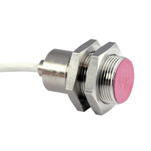 [IN5-18HT-230EXT-T-2-NS-M] High temp inductive sensor; 18mm Diameter; 230 deg C operating temp; Sensing Distance 5 mm; Shielded Mount; 2 meter TEFLON