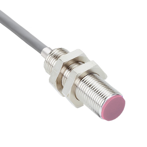 [IN5F-18HTS-230EXT-T-2-NS-M] 18mm  Inductive Proximity Sensor with Short Housing, Heat -Resistant, 5mm Sensing Range, 230C/446F Max Temp, NPN Output, Teflon Cable